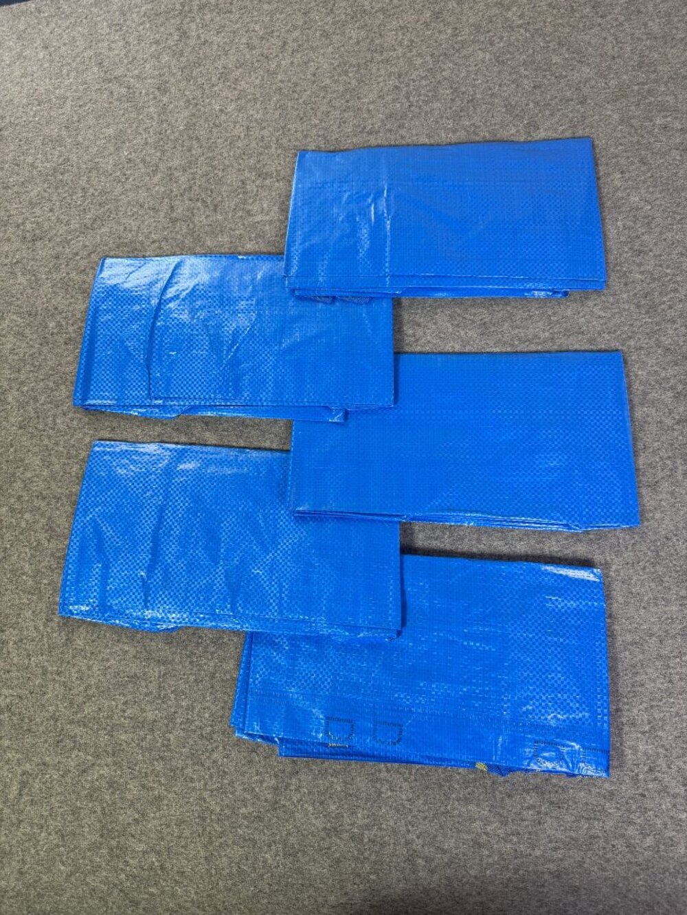 IKEA FRAKTA Large Blue Reusable Shopping Bags 19 Gallon Set of 6 - Picture 5 of 9